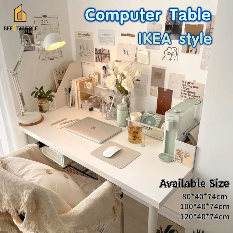 New Study Table/Computer Table/Thicken Simple Table Home Study Desk Computer Desk Multifunctional Table